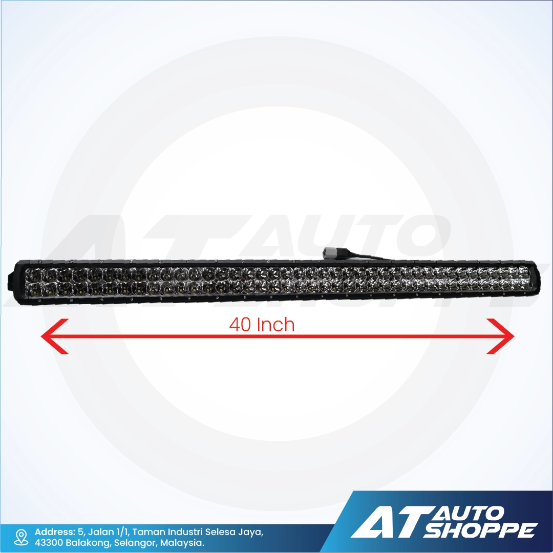 ATP 40 Inch Double Row LED Light Bar White (1 Piece)