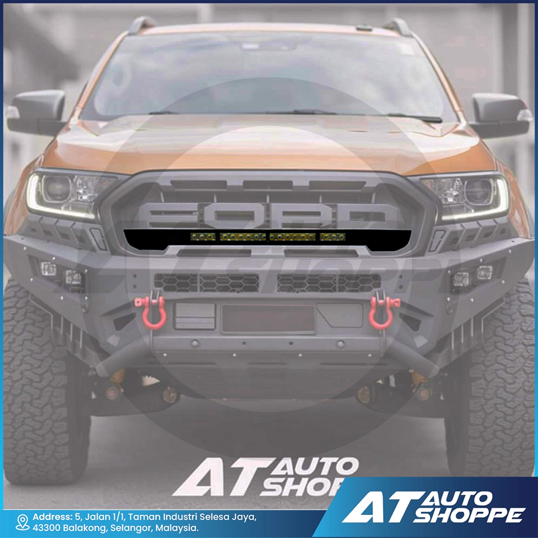 Front Grille LED Light Bar Bracket for Ford Ranger Raptor 2019–2021