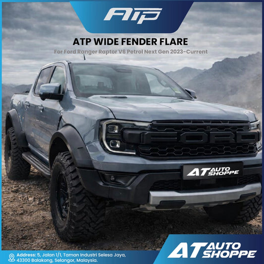 ATP Wide Fender Flare for Ford Ranger Raptor V6 Next Gen 2023-Current