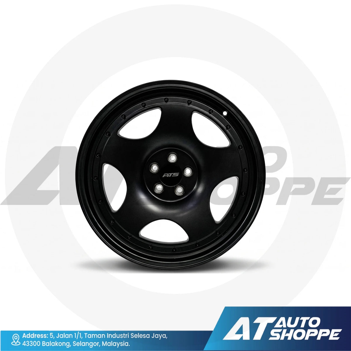 ATS Forged Armory Matte Black 20x9 ET35 5x108 (1 piece)