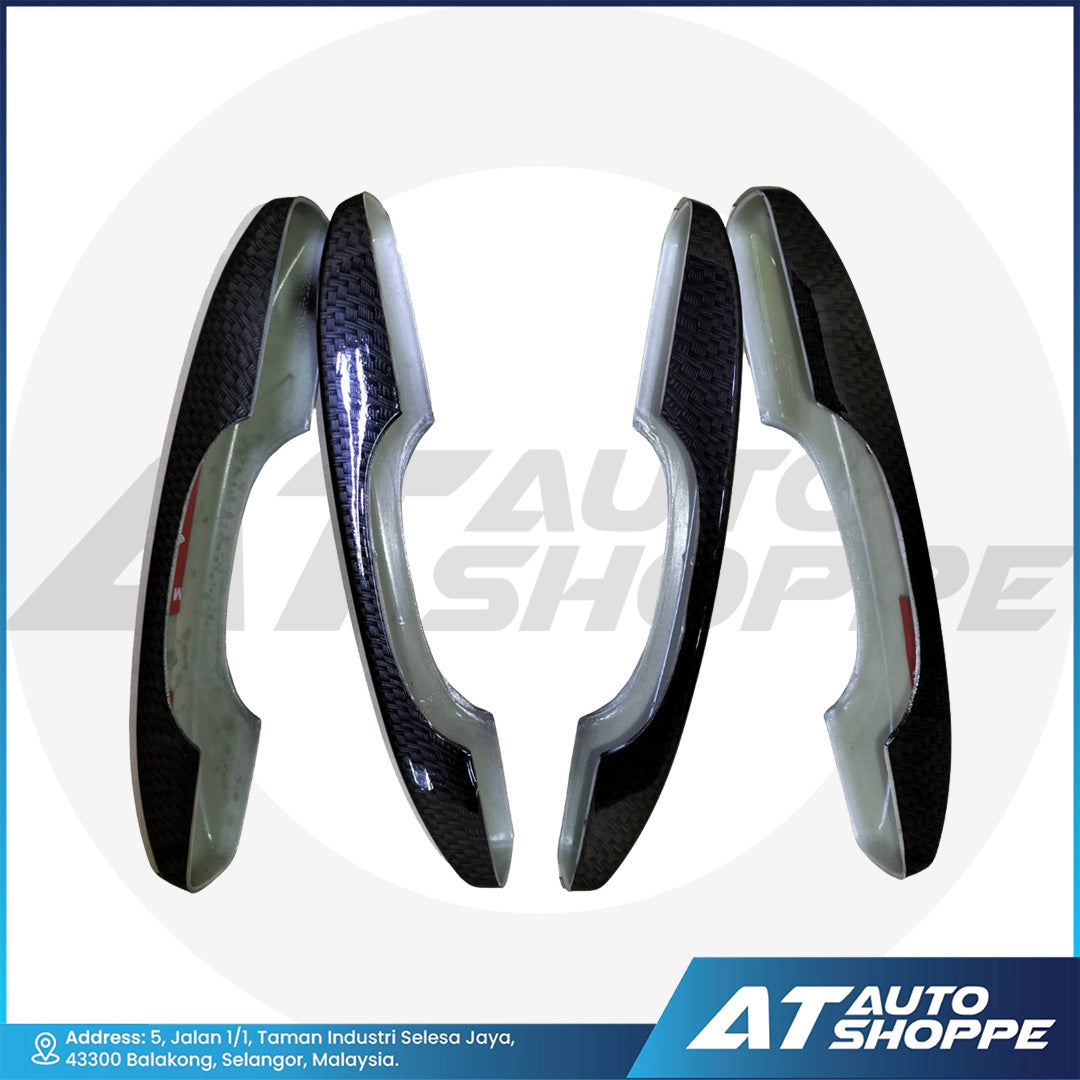 Door Handle Cover Guard Carbon Fiber For Ford Ranger Next Gen 2023 T9 XL (Made in Thailand)