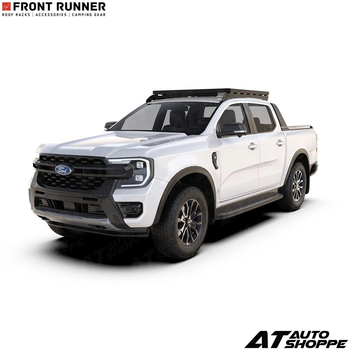 Front Runner Ford Ranger Next Gen T9 XL XLT Wildtrak Raptor (2022-CURRENT) Slimline II Roof Rack Kit (KRFR013T)