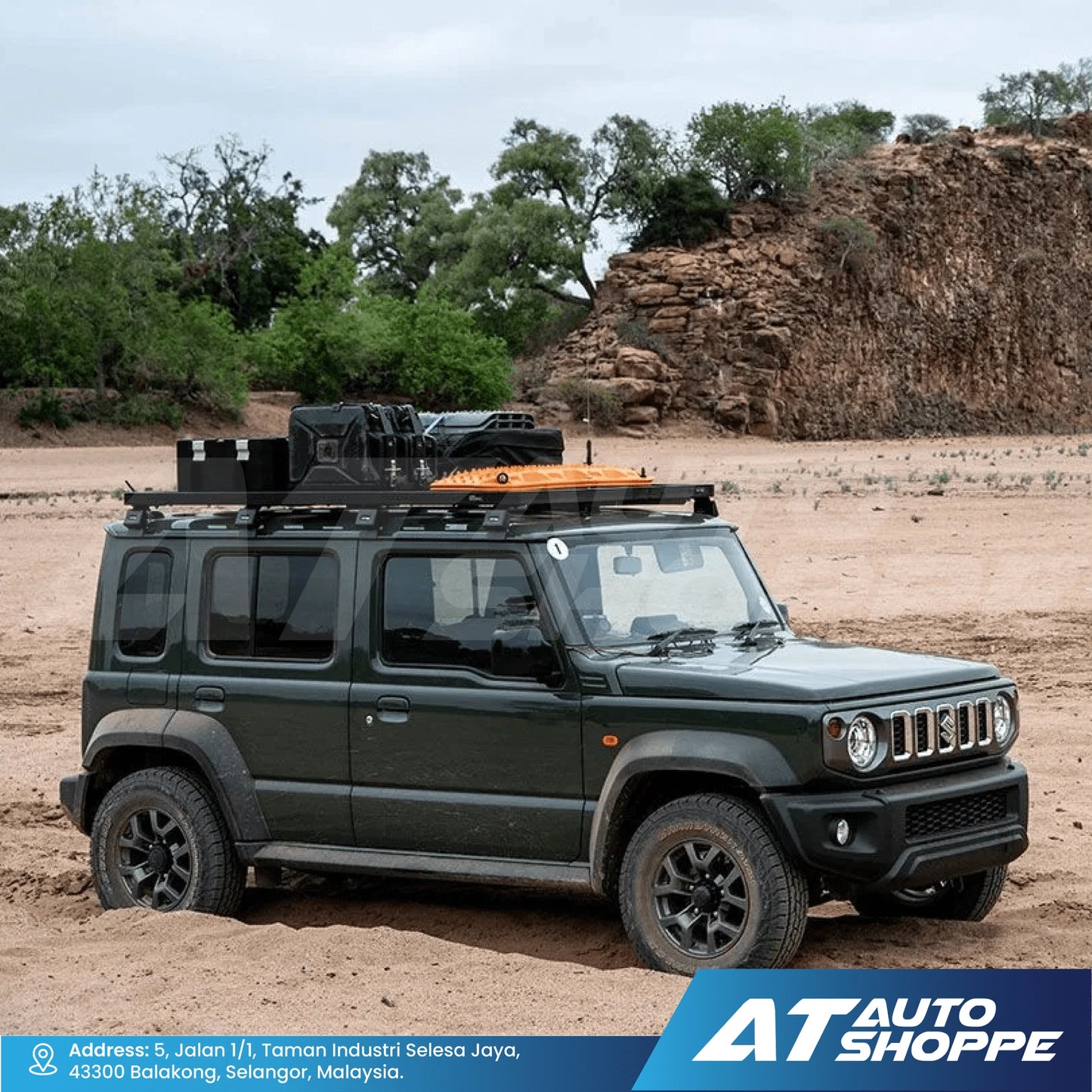Front Runner Slimline II Roof Rack For Suzuki Jimny 5 Door 2018-Current JB74XL JC74 (KRSJ007T)