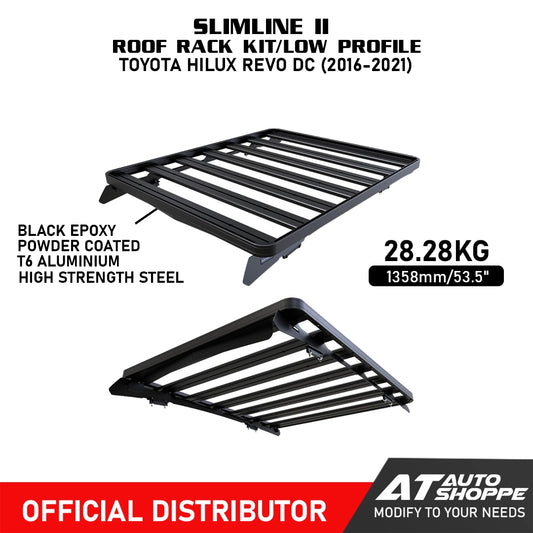 Front Runner Hilux Revo DC (2016-2021) Slimline II Roof Rack Kit / Low Profile (KRTH012T)