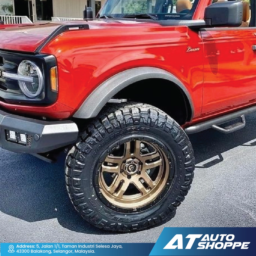 Fuel Off Road Ammo-Matte Bronze/Black Ring 18x9 ET1 6x139.7 (1 Piece)
