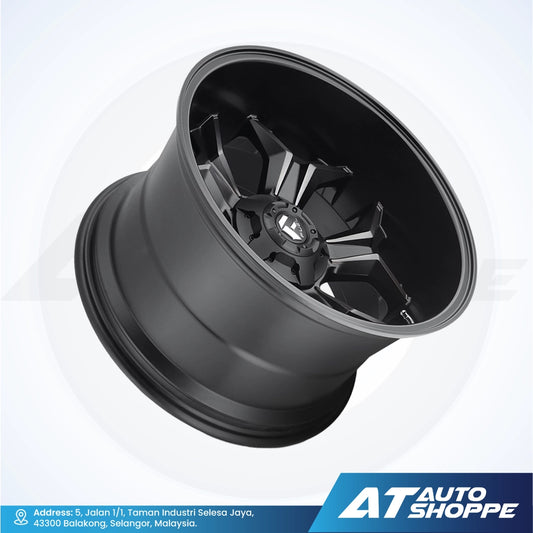 Fuel Off Road Avenger-Matte Black Machined DDT 20x10 ET-18 6x139.7 (1 Piece)