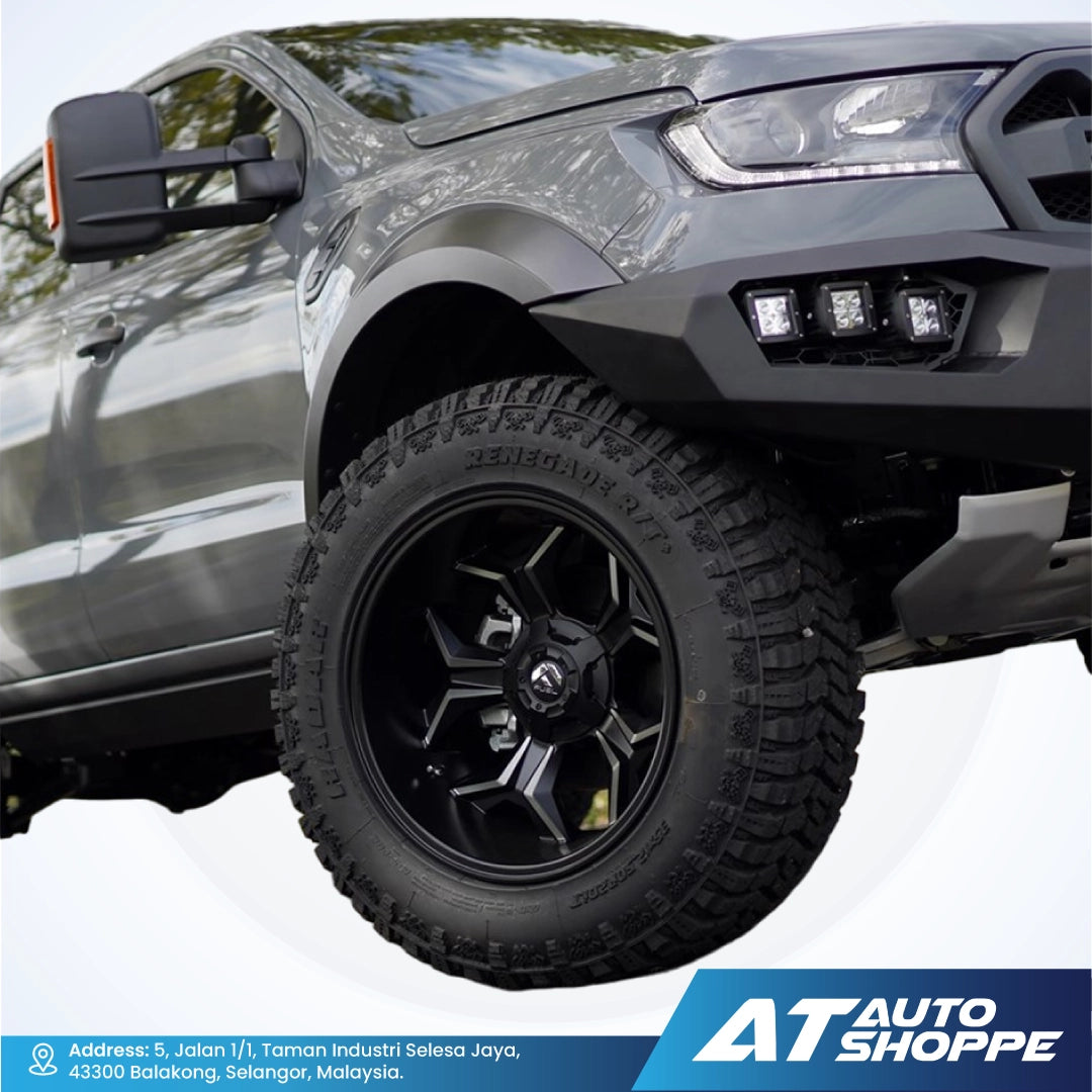 Fuel Off Road Avenger-Matte Black Machined DDT 20x10 ET-18 6x139.7 (1 Piece)