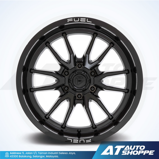 Fuel Off Road Clash-Glossy Black 22x10 ET-18 6x139.7 (1 Piece)