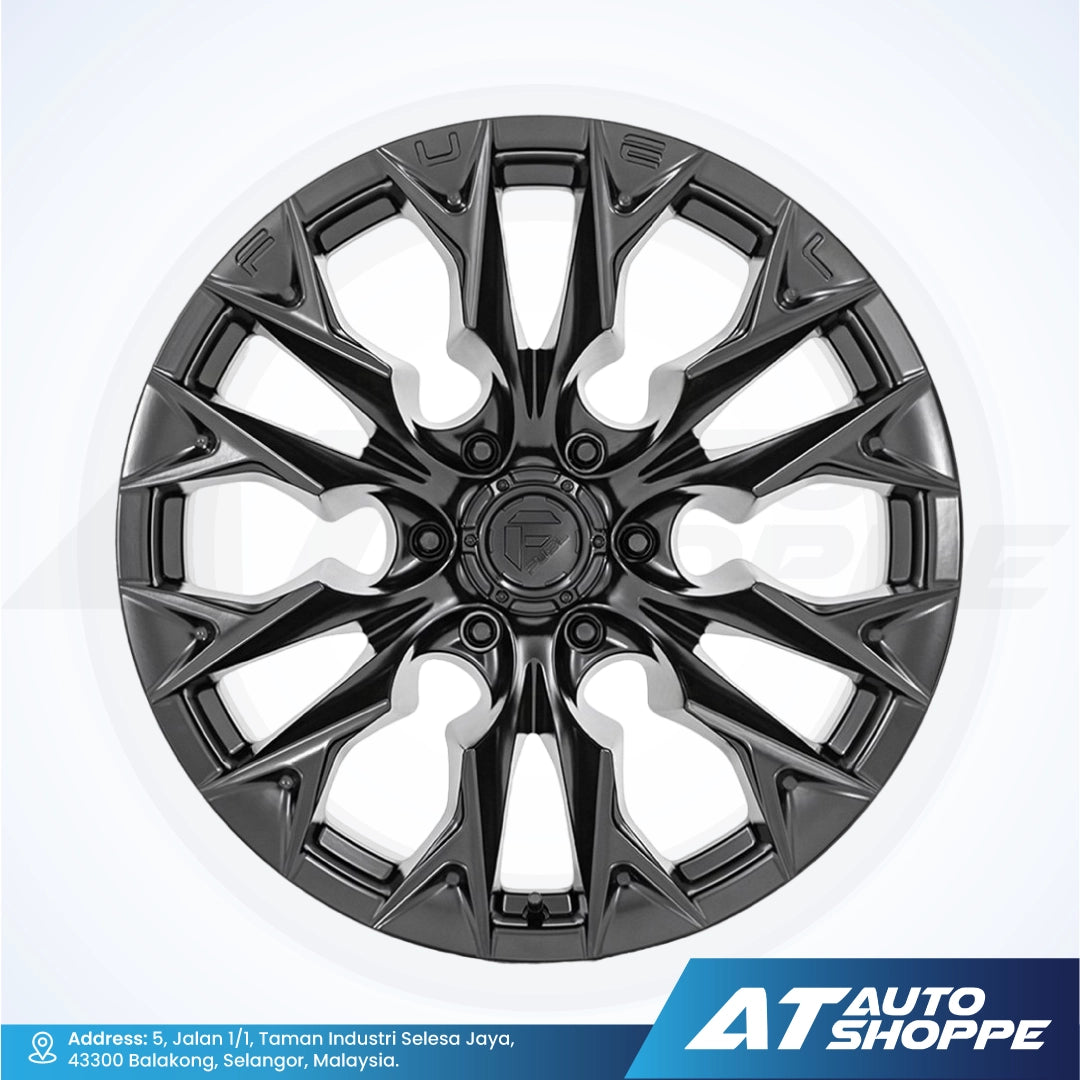 Fuel Off Road Flame 6-Matte Black 22x10 ET-18 6x139.7 (1 Piece)