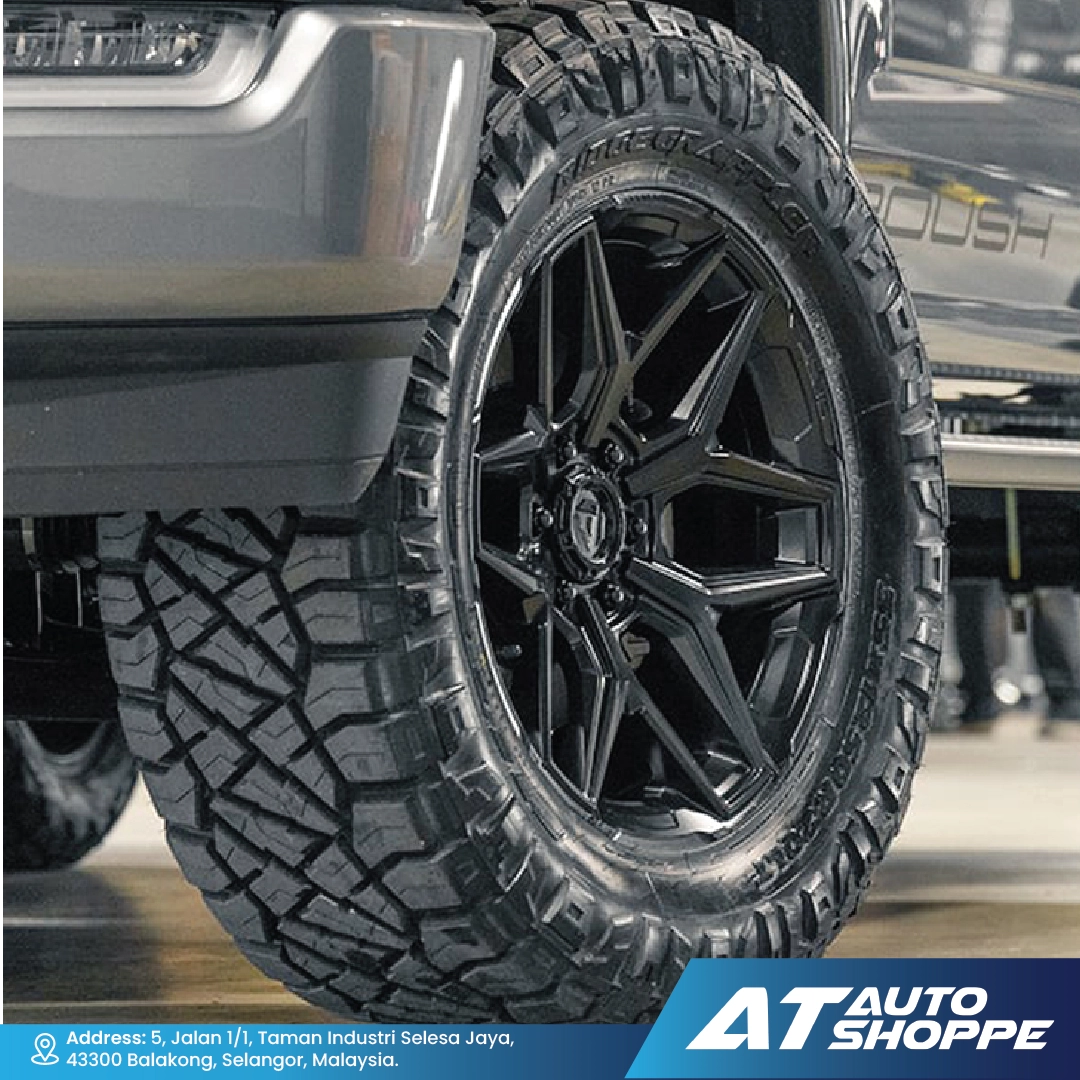 Fuel Off Road Flux-Blackout 18x9 ET1 6x139.7 (1 piece)