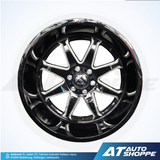 Fuel Off Road Hammer-Black Milled 20x10 ET-18 6x139.7 (1 Piece)