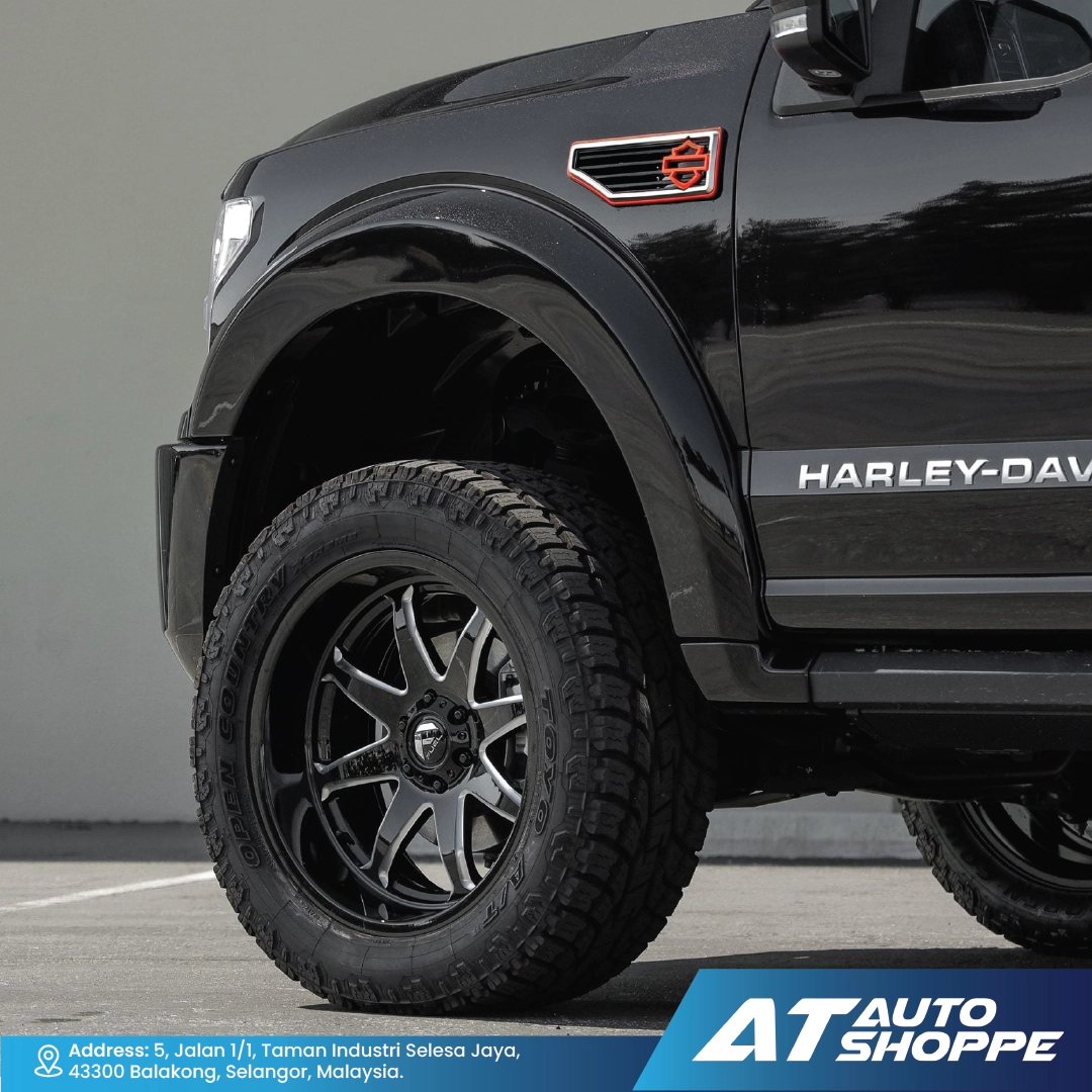 Fuel Off Road Hammer-Black Milled 20x10 ET-18 6x139.7 (1 Piece)