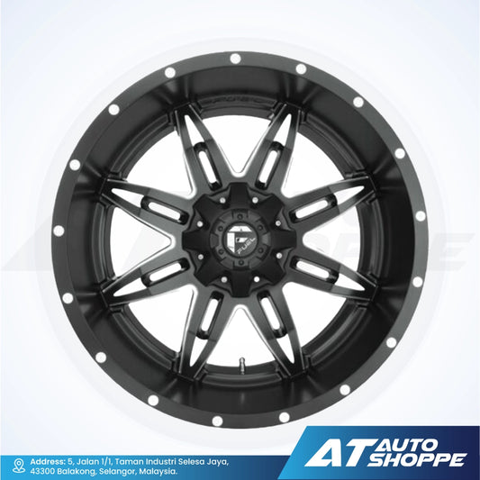 Fuel Off Road Lethal-Matte Black Milled 20x10 ET-24 6x139.7 (1 Piece)