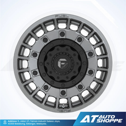 Fuel Off Road Militia–Anthracite/Matte Black 20x10 ET-18 6x139.7 (1 Piece)