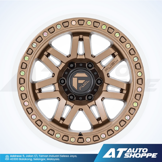 Fuel Off Road Syndicate-Matte Bronze 17x9 ET-12 6x139.7 (1 piece)