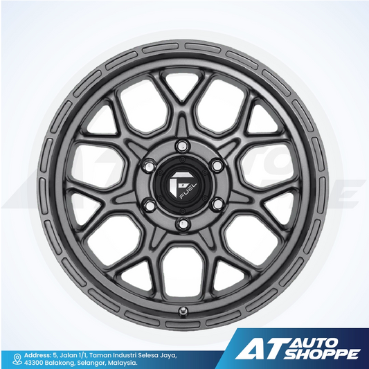 Fuel Off Road Tech-Anthracite 20x9 ET1 6x139.7 (1 piece)