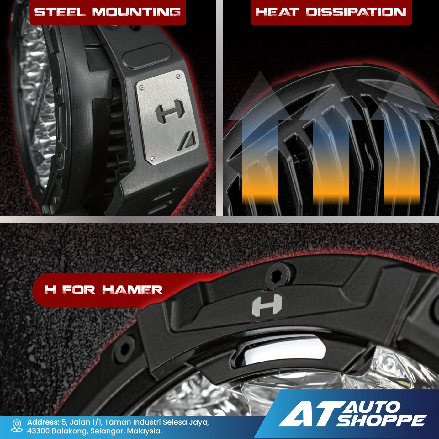 Hamer Luminos LED 7.0″ Spotlight