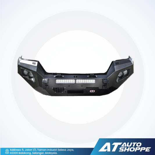 Hamer 4X4 Prime Series Front Steel Bumper with LED DRL