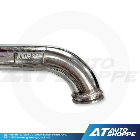 JTC Titanium Stainless Steel Downpipe for Isuzu D-Max 3.0 (2015-Current)