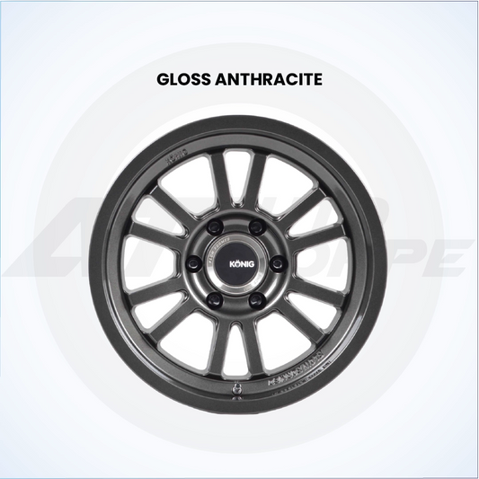 Konig HT1 - Matte Black/Gloss Anthracite 18x9 ET0 6x139.7 (1 Piece)
