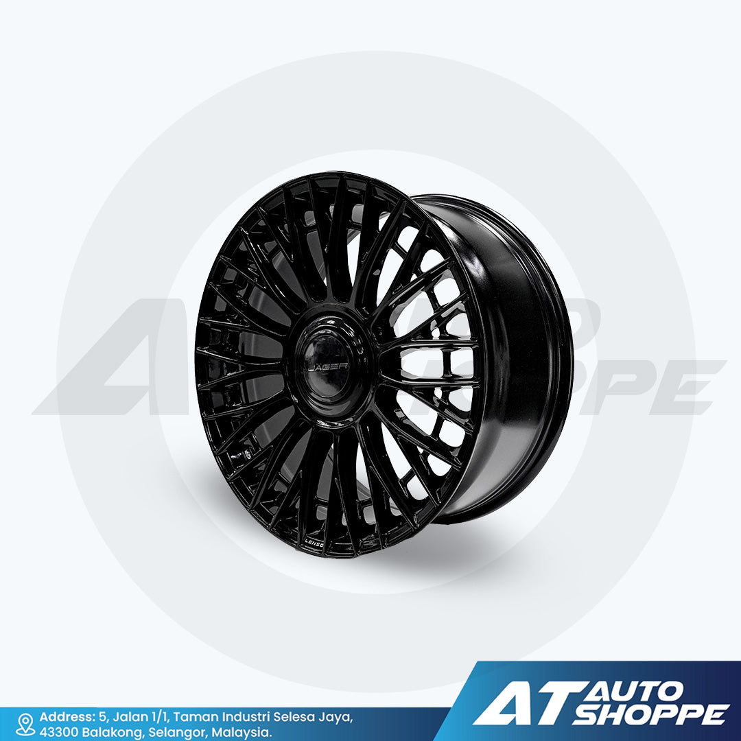 Lenso Apollo Black 20x9 ET35 Wheel (PCD 5x108/120) (1 Piece)