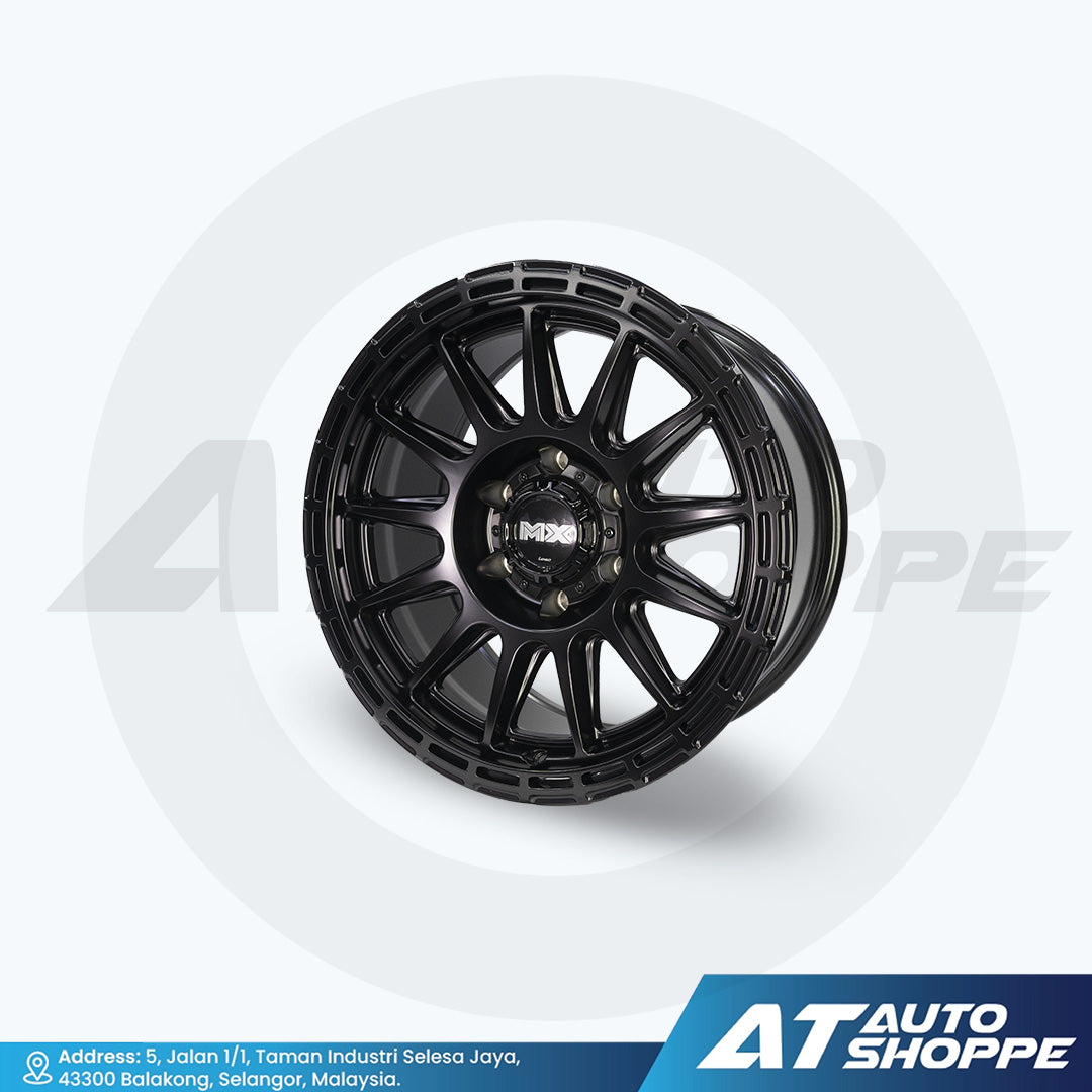 Lenso MX-Dinero Satin Black 18x9.0 ET12 PCD 6x139.7 (1 Piece)