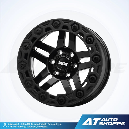 Lenso MX Fury-Matte Black 18x9J ET0 6x139.7 (1 Piece)