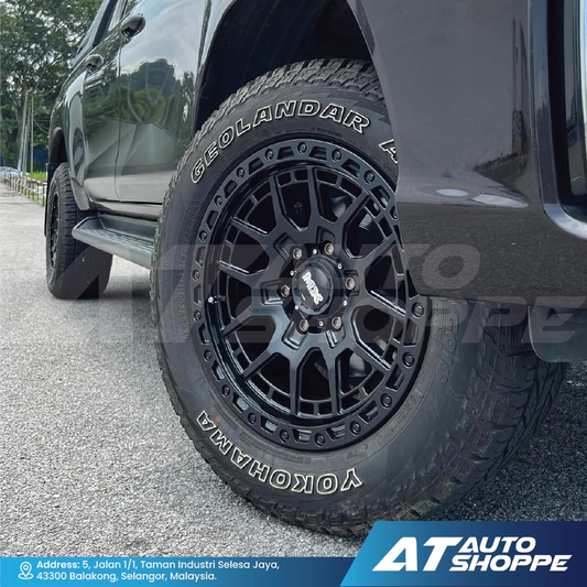 Lenso MX Gravel-Matte Black 16x8.5 ET0 6x139.7 (1 Piece)