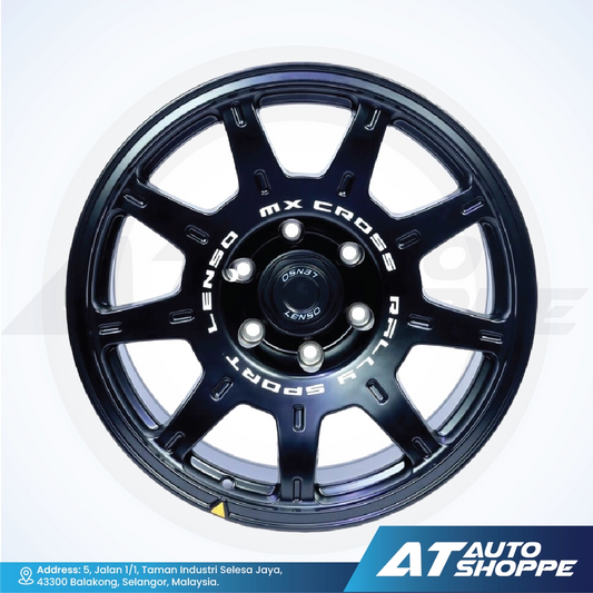 Lenso MX Halo-Matte Black 18x9 ET0 6x139.7 (1 Piece)