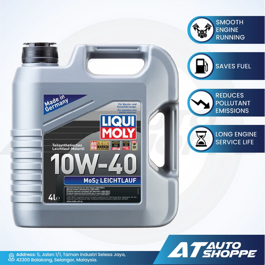 Liqui Moly MoS2 Leichtlauf 10W40 (4L) Engine Oil