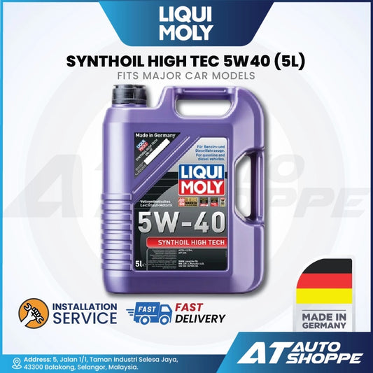 Liqui Moly Synthoil High Tec 5W40 Full Synthetic Engine Oil (5L)