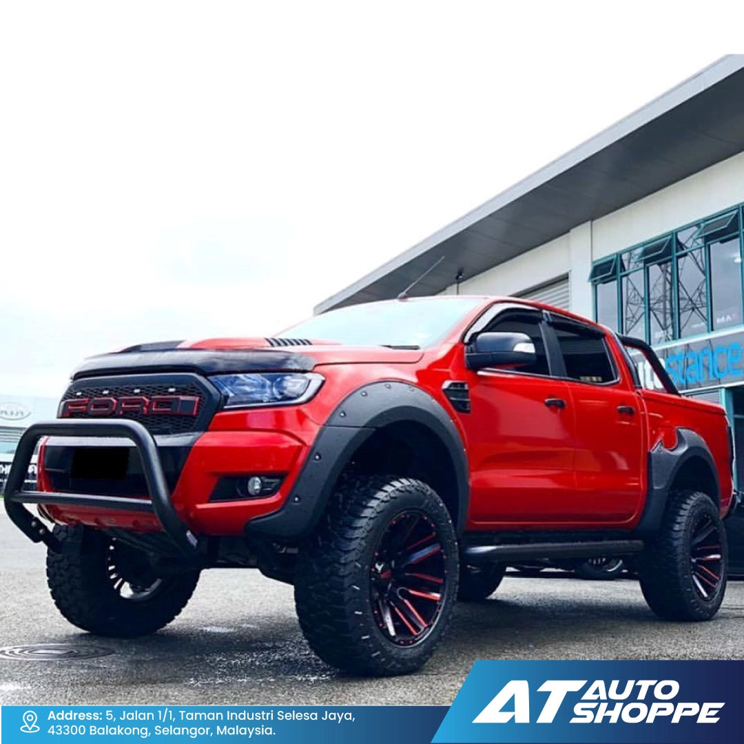 Moto Metal MO978-Satin Black Machine/Red Tint Razor 20x10 ET-24 6x139.7 (1 piece)