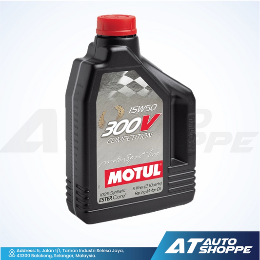 MOTUL 300V Competition 15W50 Fully Synthetic Original (2L)