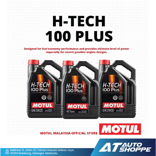 MOTUL H-Tech 100 Plus 5W30 Fully Synthetic Original (4L)
