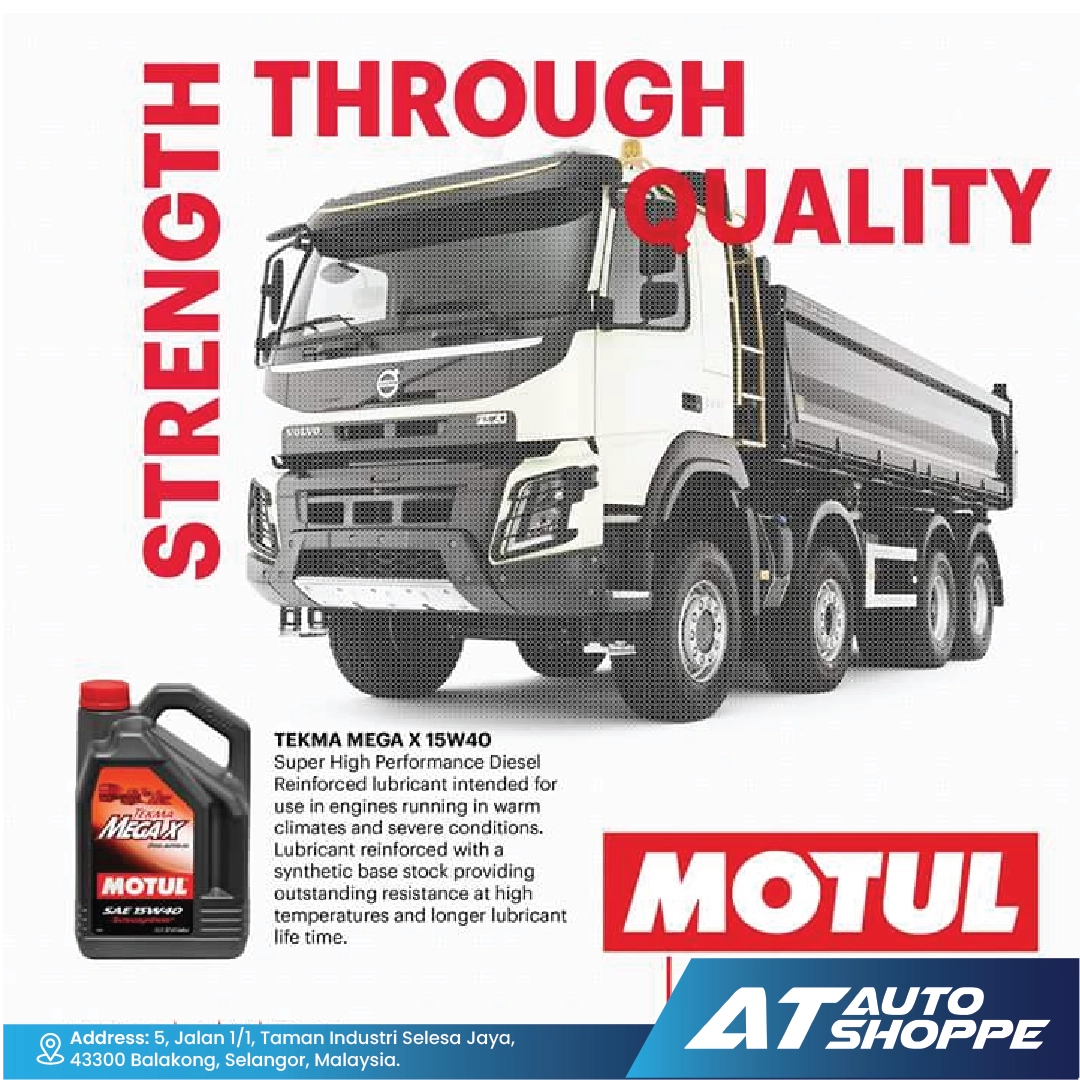 MOTUL Tekma Mega X 15W40 Diesel Semi Mineral Heavy Duty (1L)