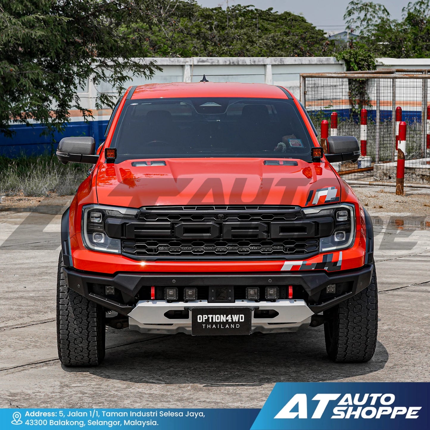 OPTION 4WD OP Baja Front Bumper for Ford Ranger Raptor Next Gen