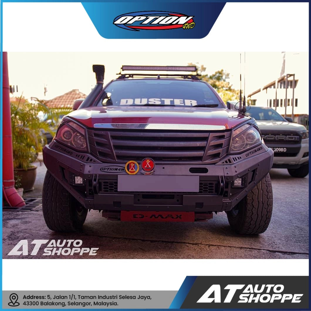 OPTION 4WD Front Bumper V1 For Isuzu DMAX (2015-2020)
