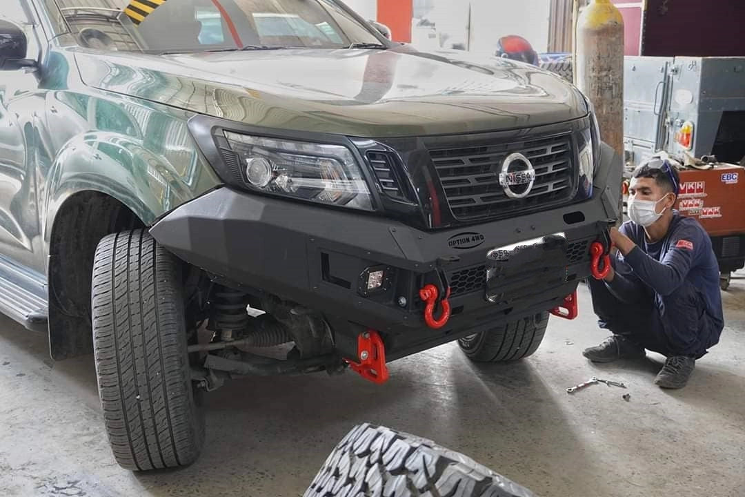 OPTION 4WD Front Bumper V1 For Nissan Navara NP300