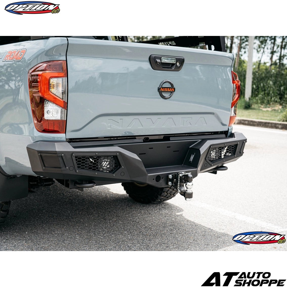 Option 4WD Rear Bumper Fighter For Nissan Navara PRO X4 / NP300
