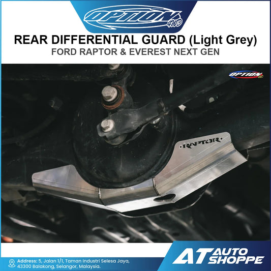OPTION 4WD Rear Differential Guard for Ford Ranger Raptor & Everest Next Gen