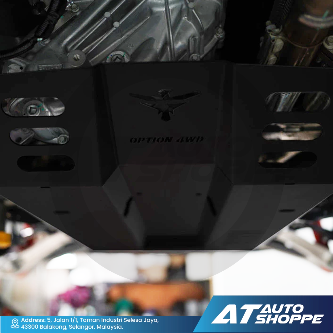 Option 4WD Underbody Protection Plate (Black) Ford Ranger Raptor Next Gen T9 2023+