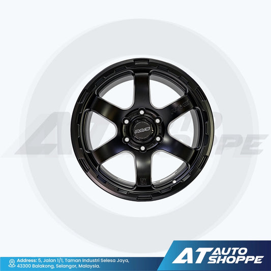 RAYS GramLights 57DR-X HD Size 18x9 ET0 6x139.7 Satin Black (1 Piece)