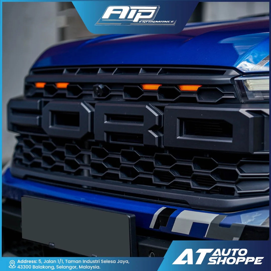 Raptor Honeycomb V2 Grille with LED Lights for Ford Ranger Raptor 3.0 V6 Next Gen