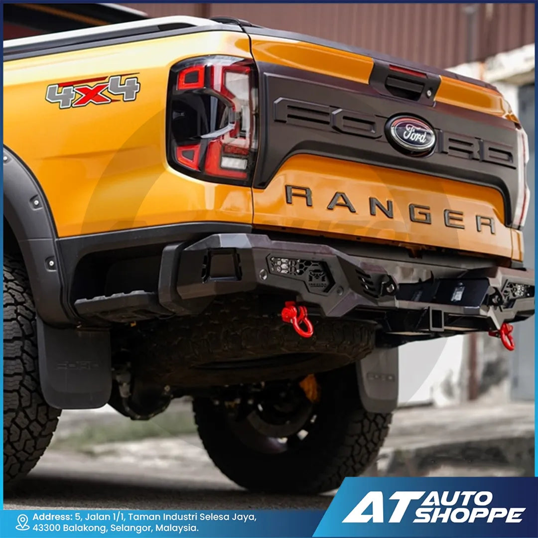 TTN Hypersport Tailgate Nudge Cover Protector Protection For Ford Ranger 2022 Next-Gen T9