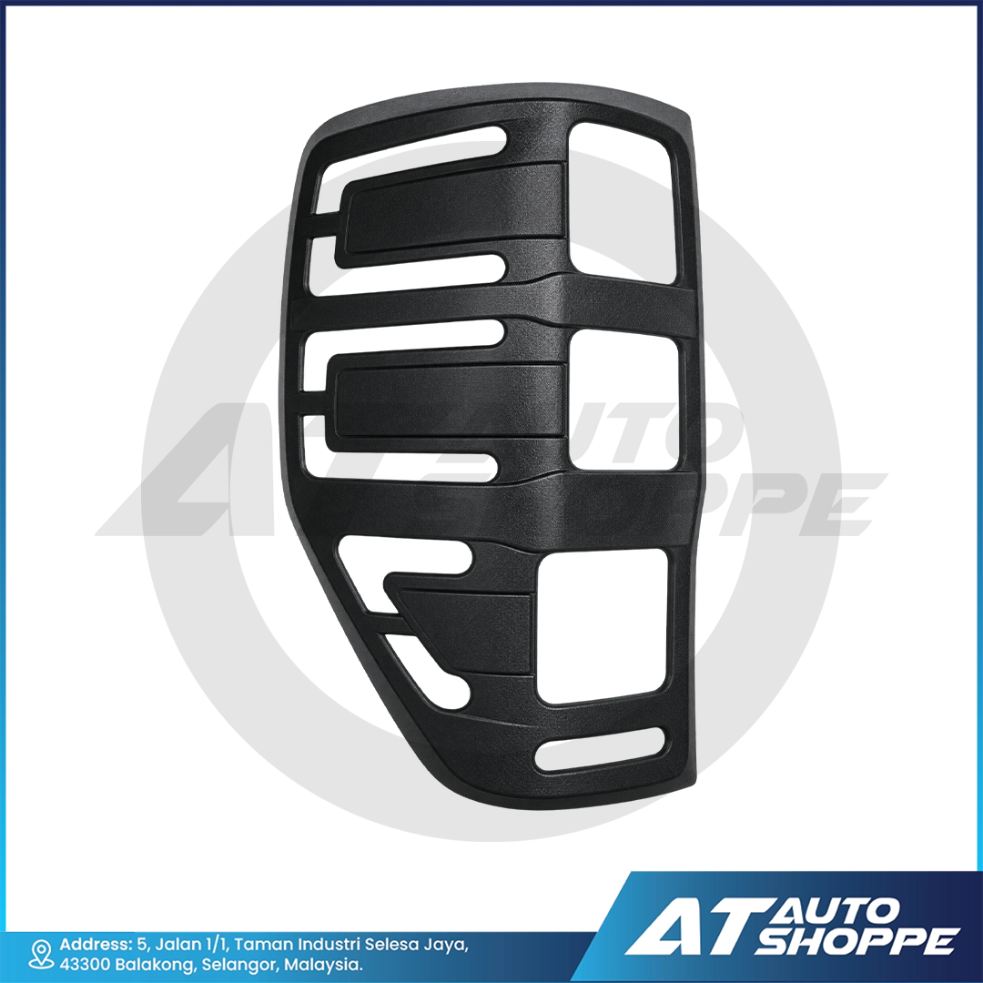Tailamp Cover Guard Carbon Fiber For Ford Ranger 2012-2021 T6 T7 T8