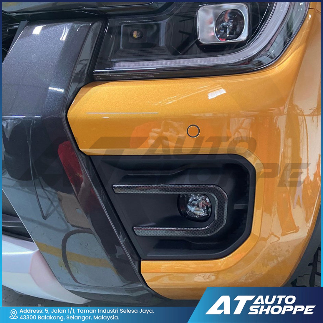 Tailgate Handle Cover Guard Carbon For Ford Ranger T6 T7 T8