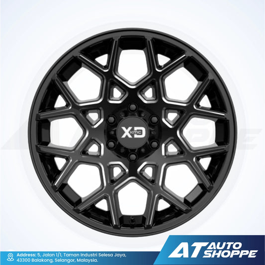XD XD831 Chopstix-Black Milled 20x10 ET-24 5x127/6X139.7 (1 Piece)