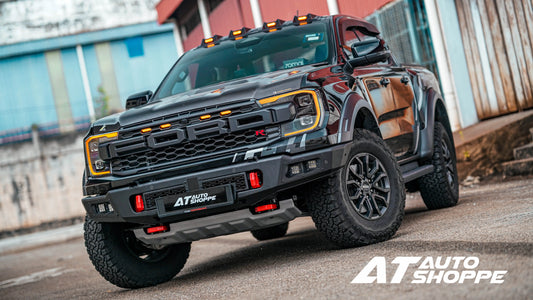Modified 4x4 pickup with accessories installed in Malaysia by AT AUTO Shoppe
