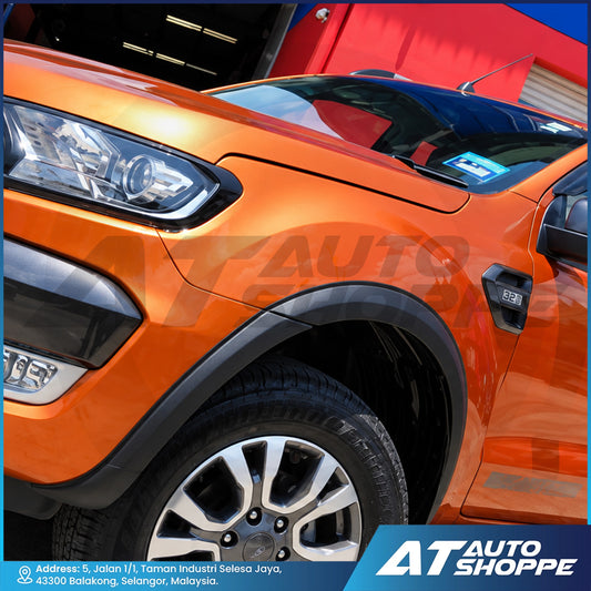 1-Inch Over Fender Flares For Ford Ranger T7 T8 2015-2021