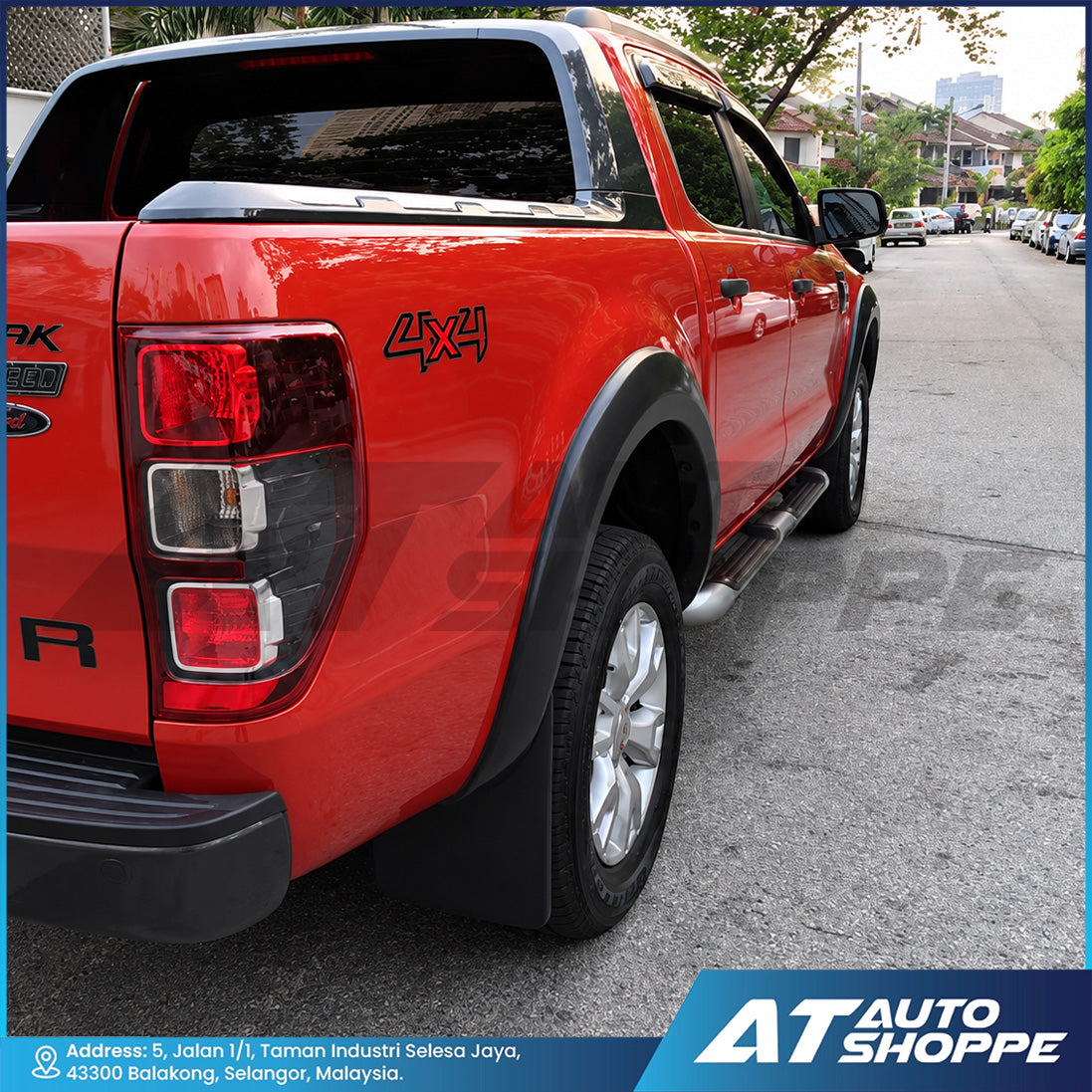2-Inch Over Fender Flares for Ford Ranger Wildtrak T6 / T7
